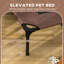 Lit de camp surélevé de 48 pouces avec auvent pour activités de plein air - Lit de chien, tissu protégé, respirant, portable, taille de protection pour chiens XXL