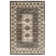Piggott Oriental Gray and Ivory Soft Low Pile Area Rug