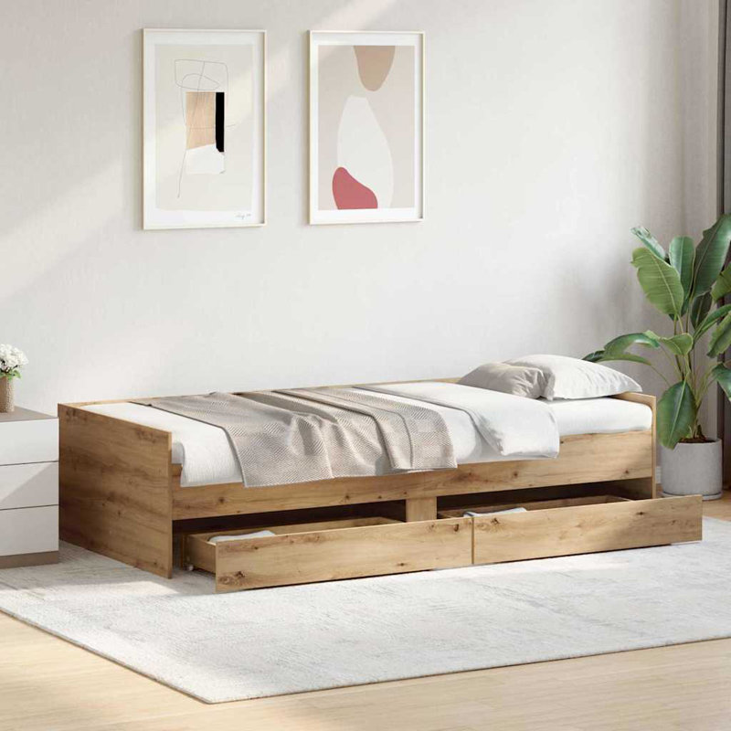 Daybed, European Single (90 x 200 cm), Artisan Oak
