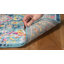 Tapis bleu sarcelle / fuchsia Christa-714007749