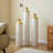  Metal Floor Vase, Tall Large Floor Vase With Honeycomb Hexagonal Design (Set Of 3)