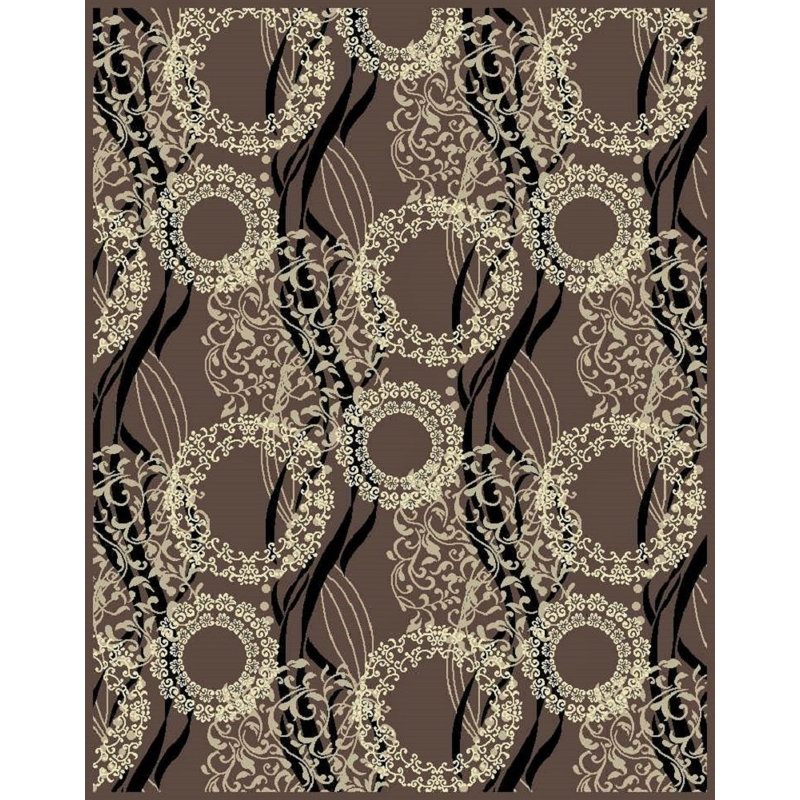 Geometric Indoor Rug, Rectangle 2' x 3'