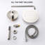 Pomme de douche 10 po en nickel brossé perceptible-121664760