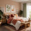 Ensemble de 4 coussins décoratifs en velours, couleurs contrastantes-114187994-114187995