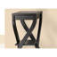 Table d'appoint brune, 3 tables d'appoint carrées avec tablettes, pour le salon, support pour plante foncée dans la chambre à coucher, rangement,
