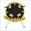 Fauteuil d'appoint capitonné en velours jaune-129041775-129041772