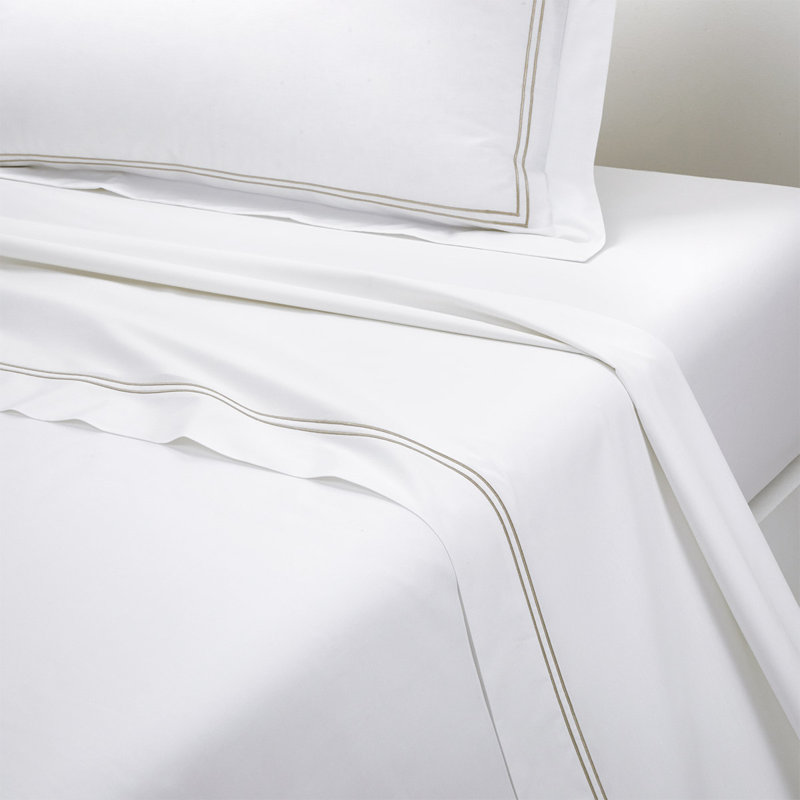 Duo Flat Sheet, Twin Flat Sheet, White