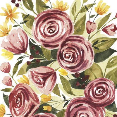 " Rouge Bouquet I " by Grace Popp