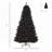 7ft Artificial Christmas Black Tree