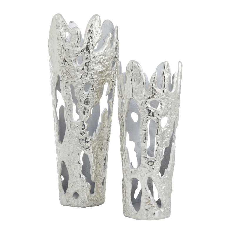 Braun Aluminum Table Vase, Silver