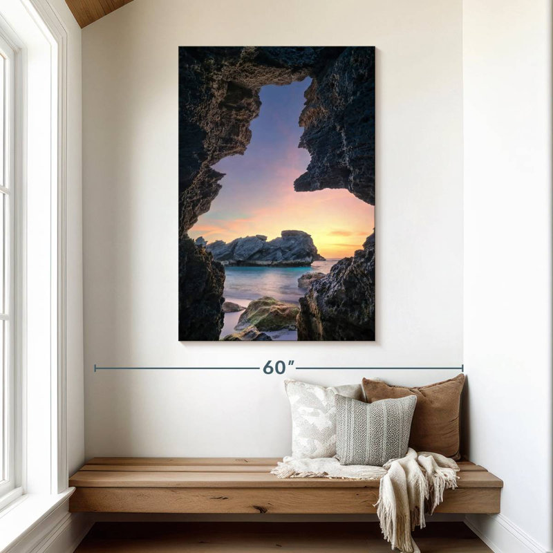 Gillard Sea Cave aux Bermudes, H 48 po x l 32 po