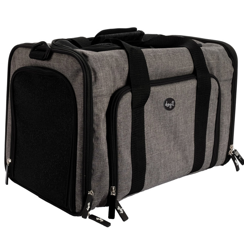Sac de transport Dogit Explorer, Gris / Noir
