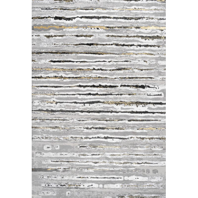 Tapis gris / noir Batten