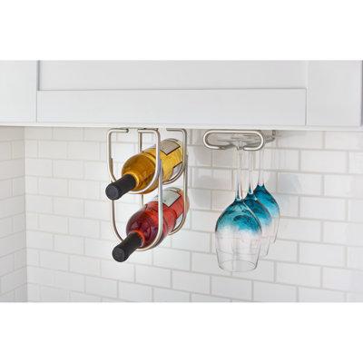 Rev-A-Shelf Under Wine Cabinet Bottle Holder, Brass