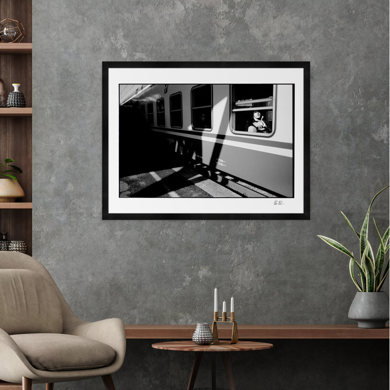 Italian Train Station Framed Photographic Print