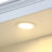 Retro style 3-Pieces Bookcase Display Cabinet with 5 Colors Adjustable LED Ceiling Light-700359190