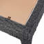 Table d'appoint d'extérieur en osier, table d'appoint