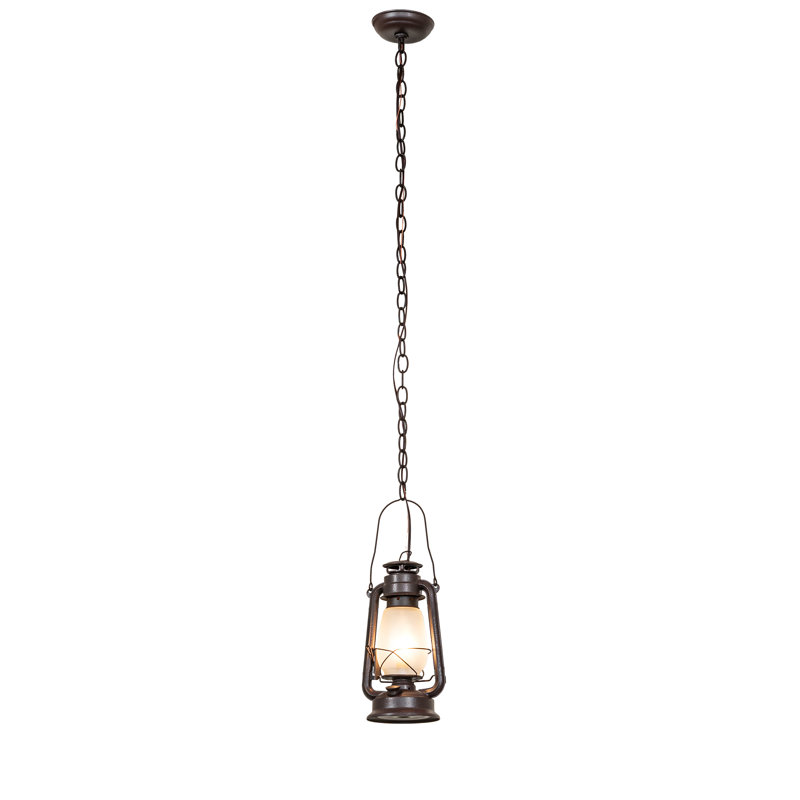 7" Wide Miners Lantern Mini Pendant