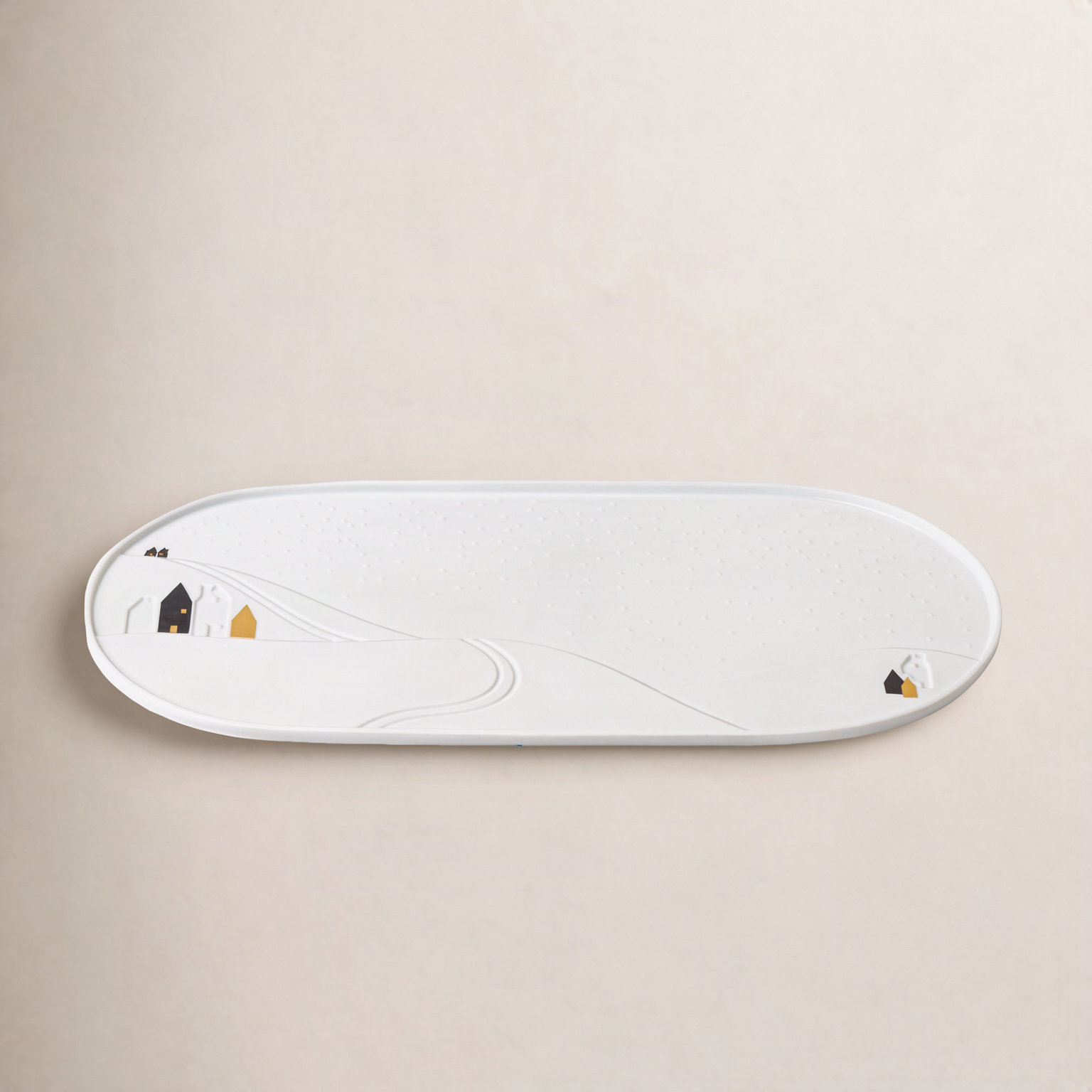 Snowy Day Porcelain Platter