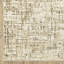 Tapis rayé rayé ivoire / brun Rayan-1254683699