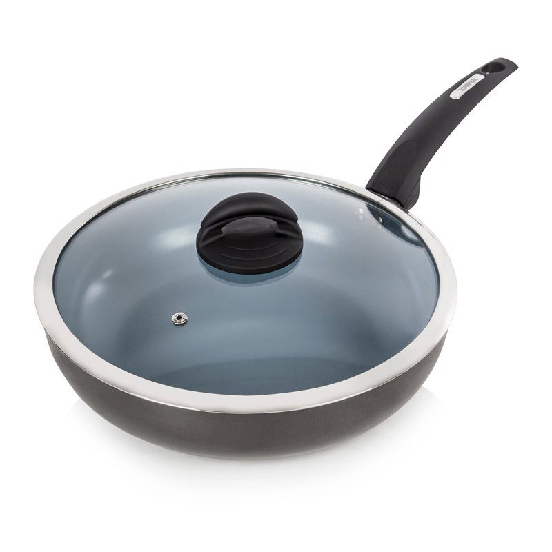 Tower Cerasure Aluminum Saute Pan with Lid
