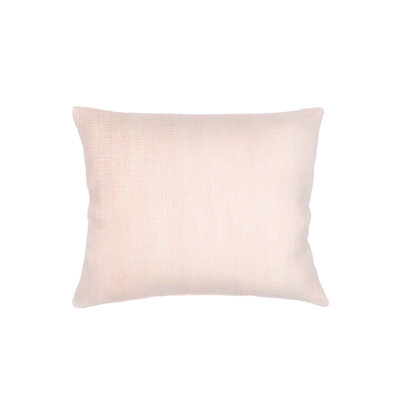 Coussin en lin rose clair 28x36