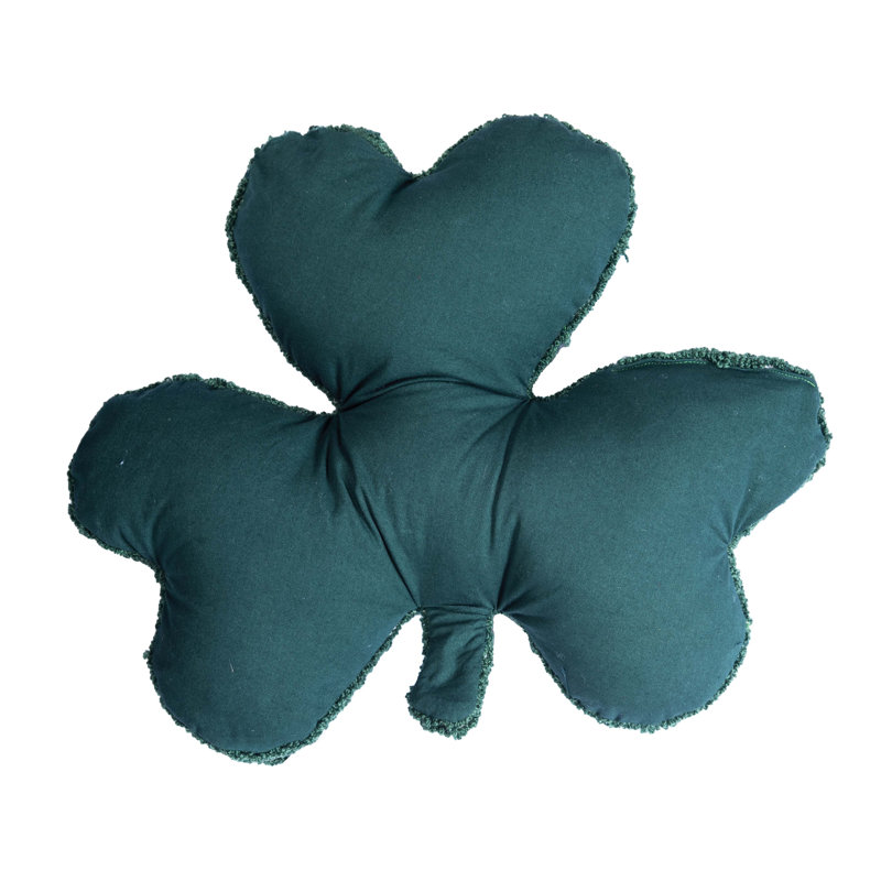 Clover Shaped St. Patrick's Day Pillow