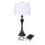 Ensemble de lampe de table 30,75 "avec USB Mattoon-1555004560-1555004563