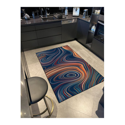 Milky Way Siesta Patterned Woven Base Machine Washable Rug