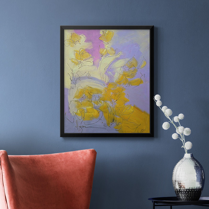 Toile encadrée de qualité supérieure Free Bird - prête à être accrochée, Noir, H 24 po x l 20 po