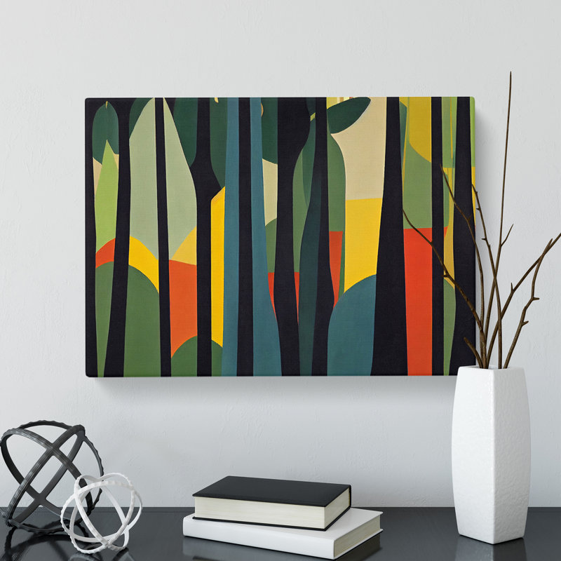 Epic Abstract Forest - Wrapped Canvas, 40cm H x 60cm W x 3cm D