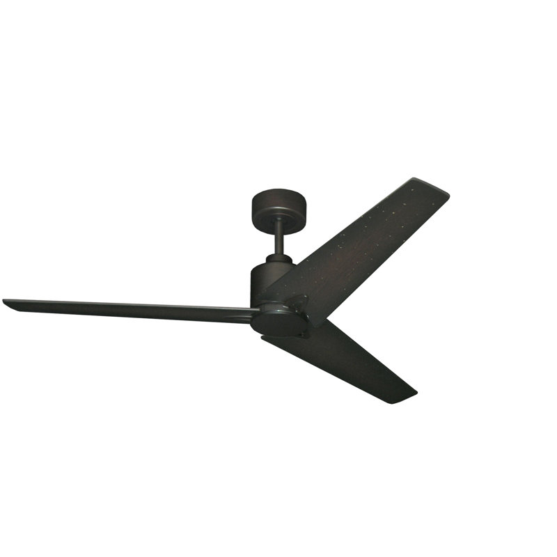 Kayella 52'' Ceiling Fan, Oil Rubbed Bronze with Walnut/Dist Walnut Blades