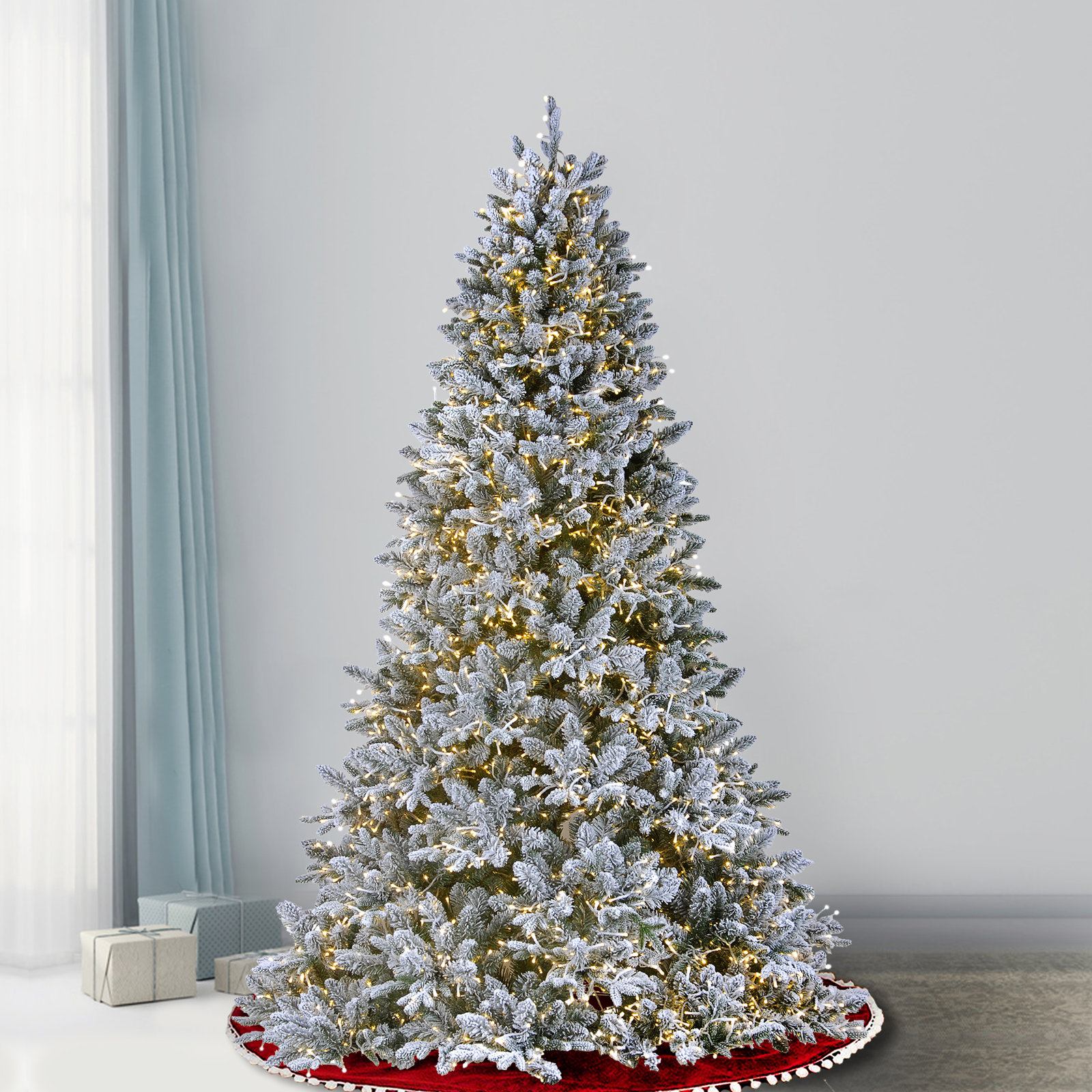 Pre-Lit Fir Christmas Tree, 78'H