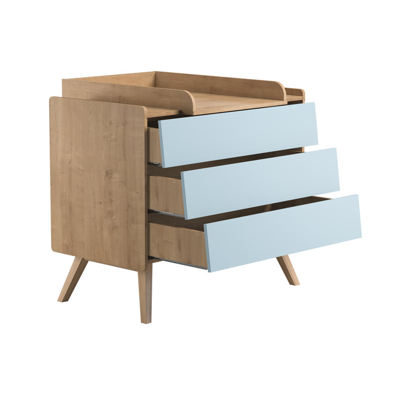 Antoine Dresser, Oak/Light Blue