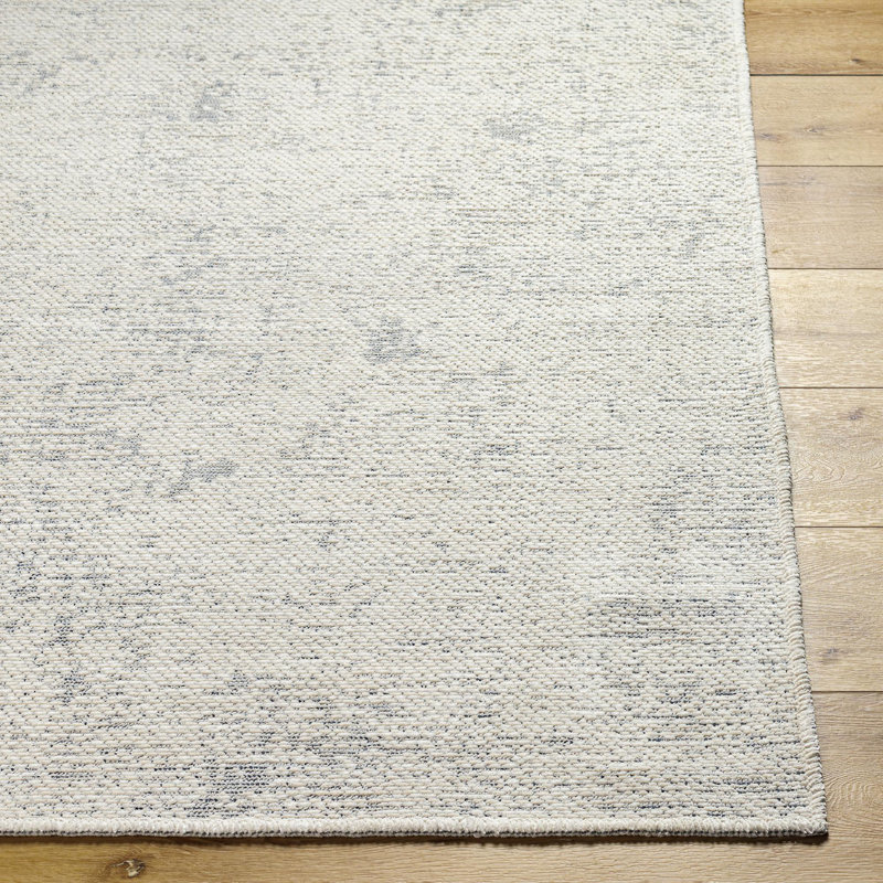 Aytekin Chenille Washable Abstract Indoor Rug, Rectangle 9'2" x 12'