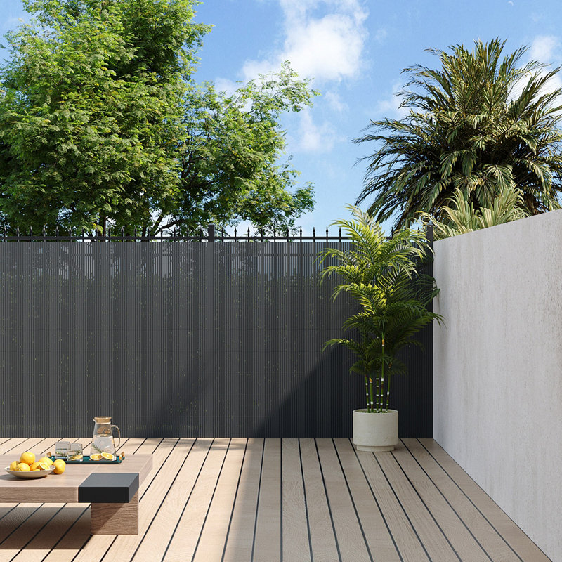 Polyvinyl Chloride (PVC) Fence Panels Included, 150cm H x 500cm W x 1.6cm D
