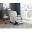 Fauteuil inclinable à dossier poussoir de style transitionnel en chenille de style transitionnel 1 pièce