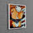 White Floater Framed