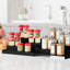 Étagère à épices en bambou à 4 niveaux, étagère en bois naturel pour rangement d'armoire de cuisine et de garde-manger-105704329