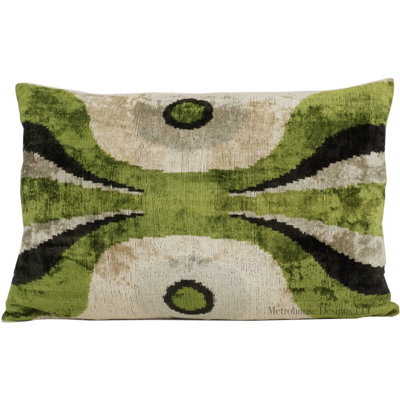 Velvet Lumbar Throw Pillow