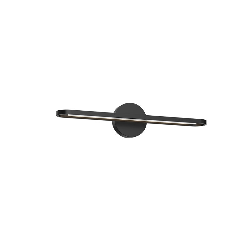 Marlon 1 - Light LED Bath Bar, Black