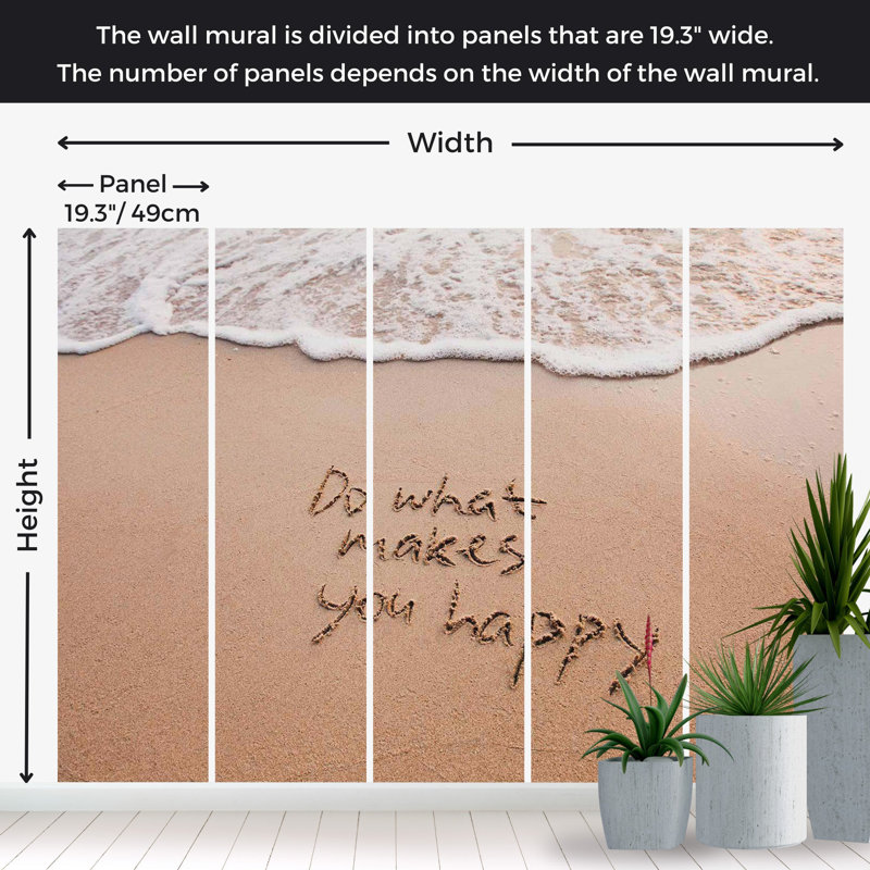 Burchell Peel & Stick Wall Mural, 96'' L x 135'' W