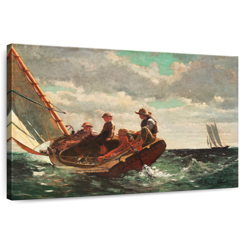 Mehar Breezing Up A Fair Wind, 24" H x 36" W