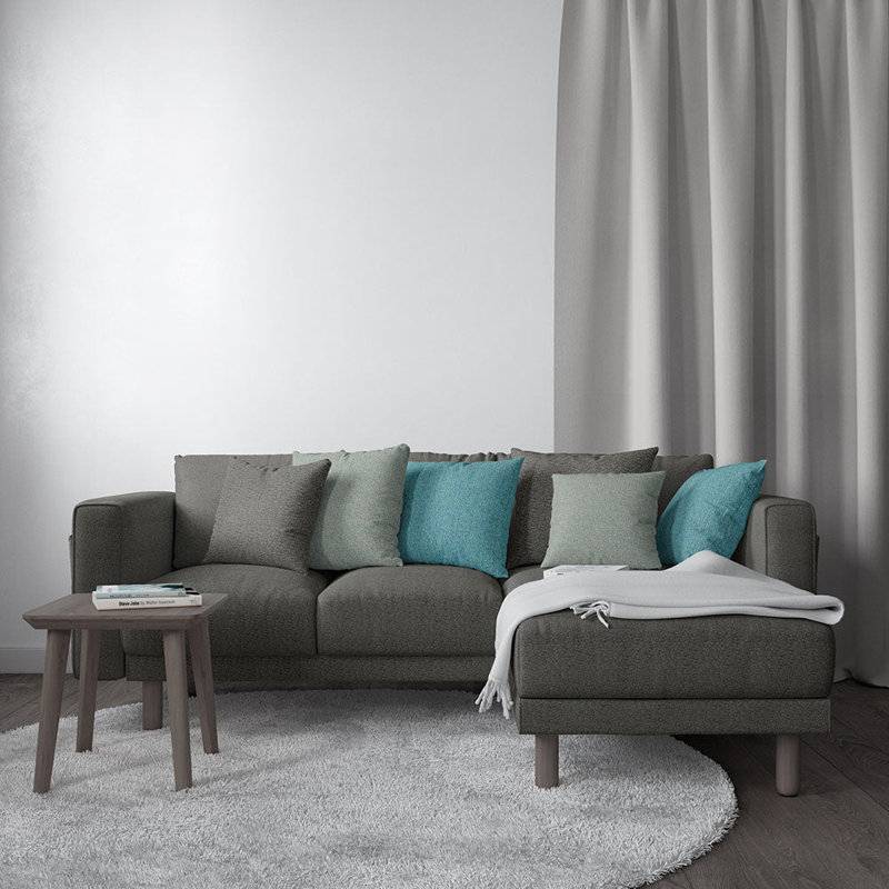 Tissu uni Abbeyshea Dream par The Yard, Acier