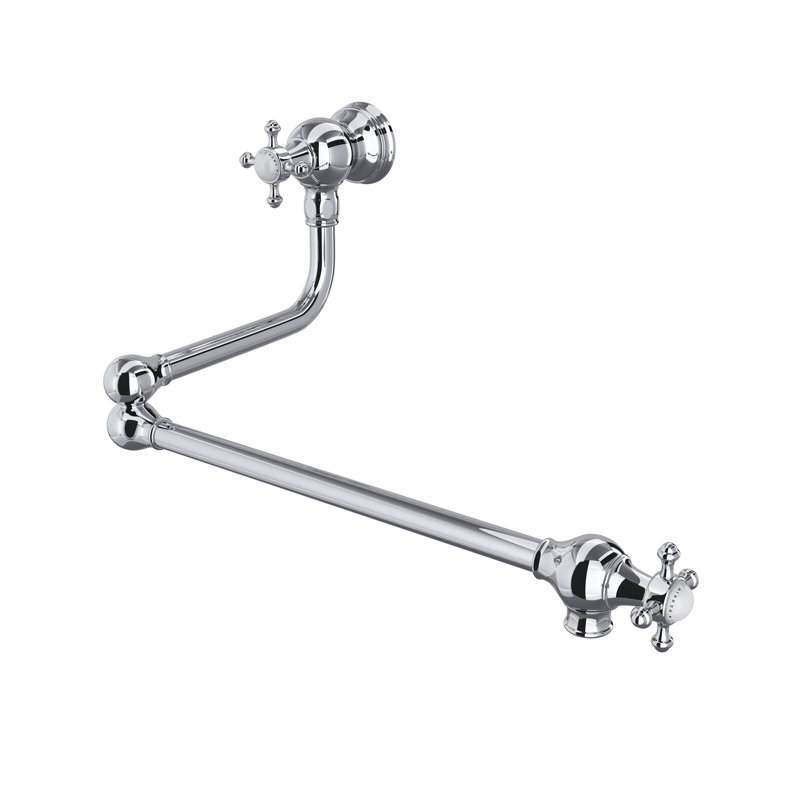 Georgian Era Pot Filler, Polished Chrome