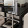 Cecilio One Shelf Two Tone Metal and Glass End Table