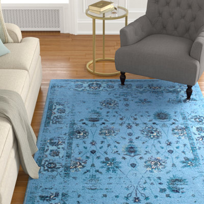 Tapis oriental turquoise Danyel