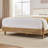 Rezana Solid Wood Boucle Upholstered Headboard Bed Frame-122657961-122657964