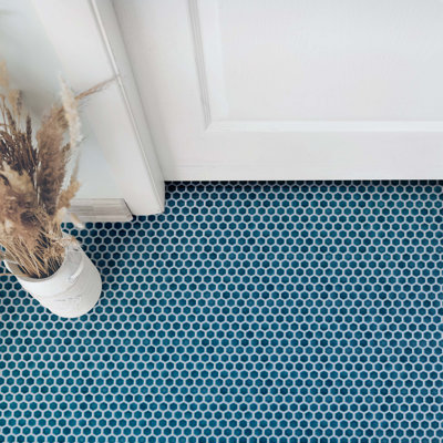 Carreau de mosaïque de plancher et de mur en porcelaine Merola Hex 10-1 / 4 "x 11-7 / 8" Merola