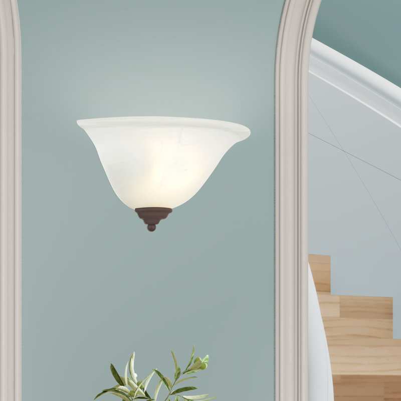 Aquala Flush Mounted Sconce, Bronze